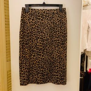 Jcrew Brand New Leopard Skirt, never worn